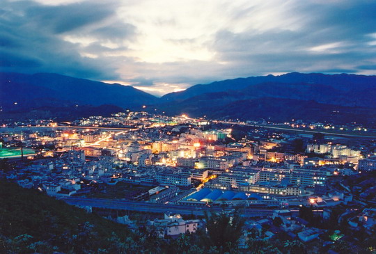 山城云县夜景