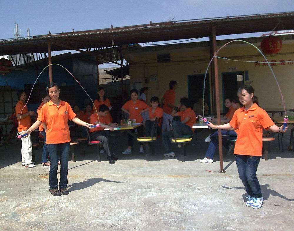 08年5月4日的乒乓球赛和跳绳比赛