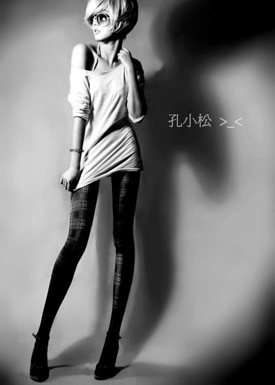 网络第一美腿MM 秀长腿性感穿衣秘诀