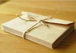 批发订做 明信片必备 复古牛皮纸信封套装 空白 16×11cm