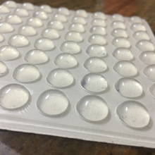 透明防滑玻璃膠墊 耐磨平面半球硅膠墊 自粘防撞防滑橡膠腳墊
