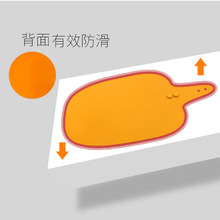 便捷式硅膠餐墊吃飯墊 可折疊防滑隔熱純色餐墊餐桌墊廚具用品