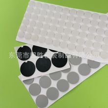工廠供應透明硅膠貼、止滑膠墊  加工硅膠片單面背膠、圓形不干膠