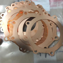 紫銅黃銅鈹銅磷銅白銅墊片超薄異型平墊圈非標銅介子銅加厚華司墊