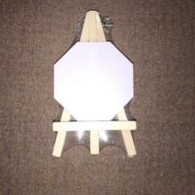 8X15三角架配八角白畫板套裝美術生用品