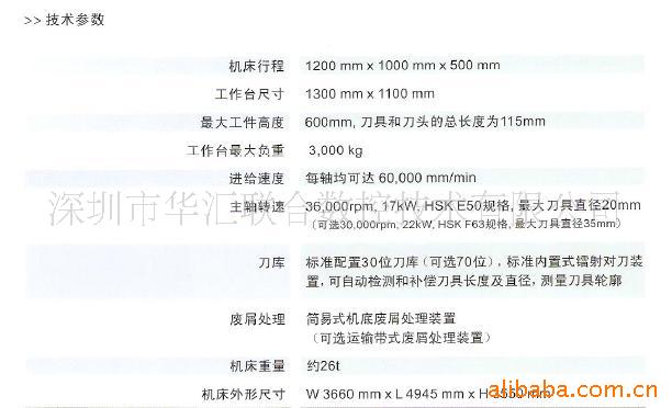 德国原装ROEDERS罗德斯RXP1200高精度高速加工中心