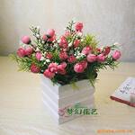 批发供应小把仿真玫瑰苞,珍珠苞,绢花人造花,软装花