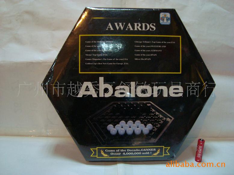 益智流行桌面游戏-大力士棋-abalone-大王鲍