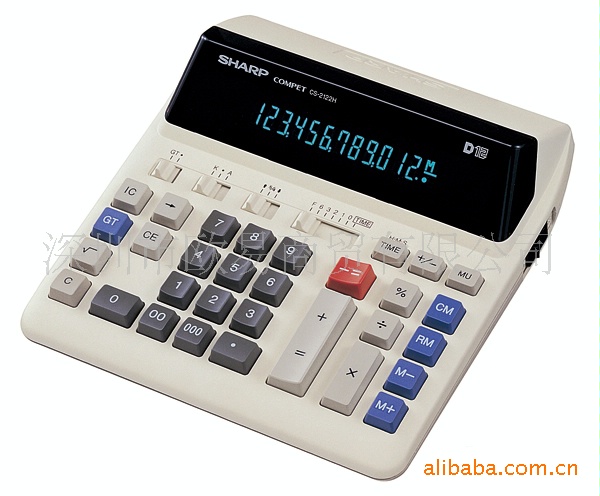 【SHARP夏普计算器CS-2122H】