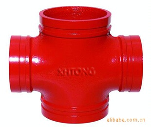 四通-消防沟槽管件 正四通 规格齐全-四通尽在