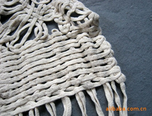 B3255韩版新款 纯色<em>开衫</em> 棉绳<em>编织</em>流苏<em>马甲</em>背