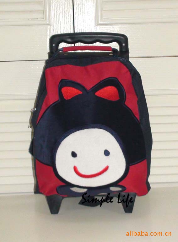 韓國原單allo&lugh兒童卡通拉桿書包雙肩背包兩用包.如LU女孩款批發・進口・工廠・代買・代購
