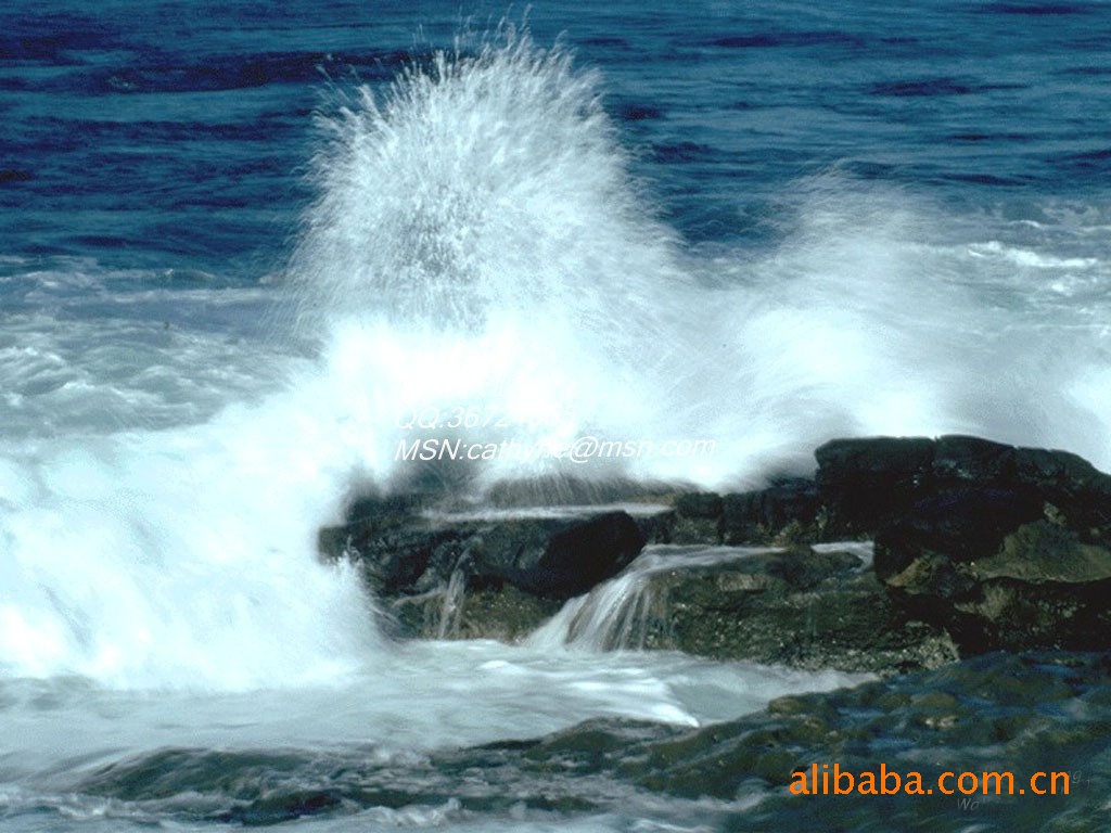 【纯手绘油画_海浪_酒店油画_家居装饰】