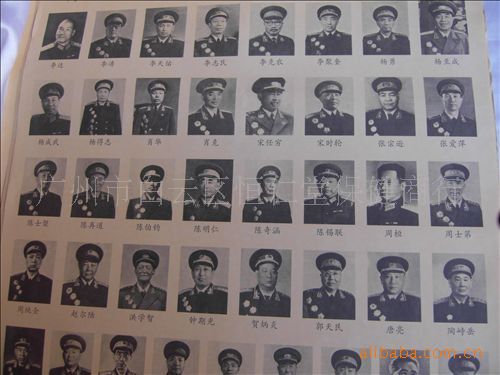 中华人民共和国上将画像(010027号)图片,中华