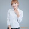 2011秋冬新款职业女装韩版淑女莱卡棉女士长袖白衬衫
