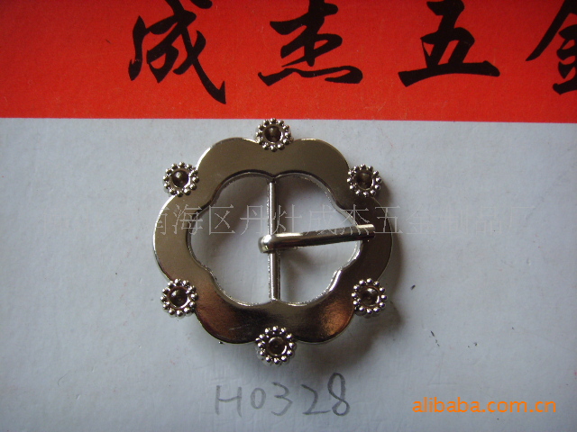 【厂家直销流行时尚白叻色锌合金皮带扣】厂家