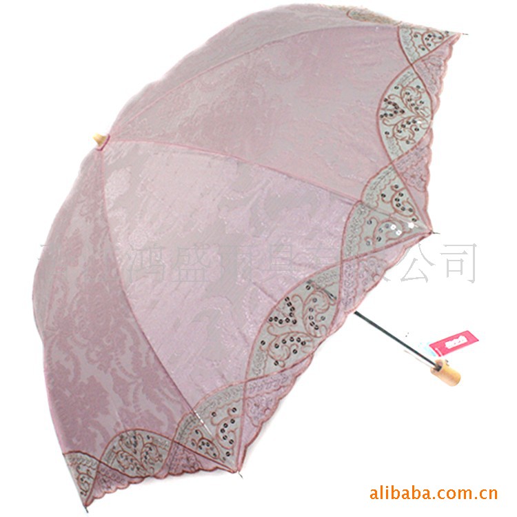 雨中鸟绣花伞中国十大名牌晴雨伞支持混批发货