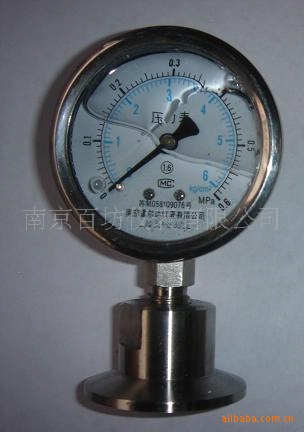 YTR100FG甘油硅油防冻防震压力表(图) _ YTR