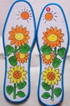 纯手工十字绣鞋垫半成品/绣花鞋垫半成品/十字绣鞋垫 厂家直销