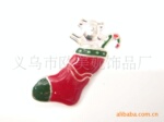 圣诞胸针 圣诞饰品加工 圣诞袜子 圣诞饰品胸针