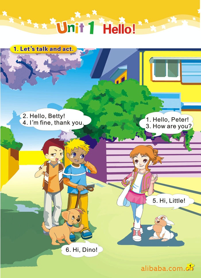 批发英语培训教材-剑桥儿童英语(一级) 2书 带