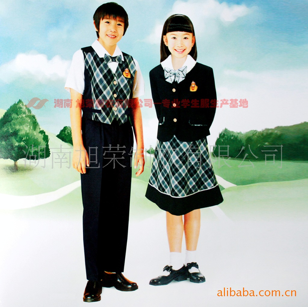 供应小学生制服\/校服\/幼稚园园服\/旭荣品牌学生