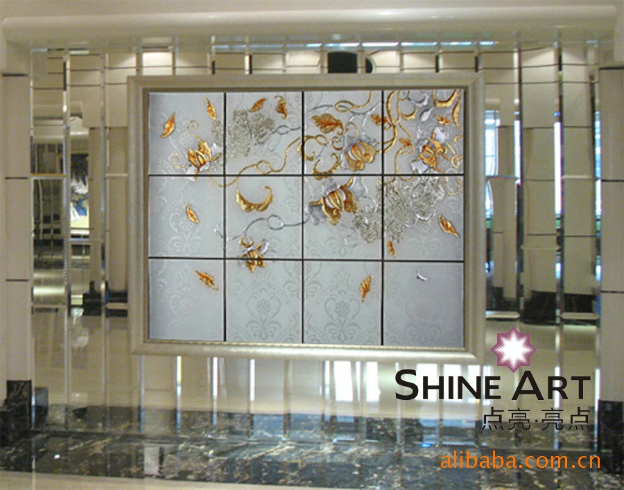 玻璃加盟 艺术玻璃 艺术玻璃电视背景墙招商价
