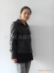 厂家直销“海宁优迪服饰”国产黑色翻领真皮女装皮衣