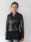 热卖 2012新款 休闲时尚 真皮女式羊皮皮衣