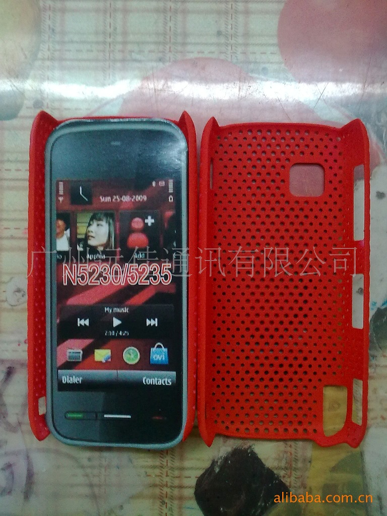 诺基亚 nokia 5230 5235 磨砂手机网壳 保护外壳 喷油彩壳保护套