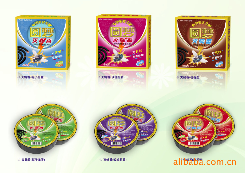 精品盒装玫瑰花香灭蝇香(2代新配方升级版)图