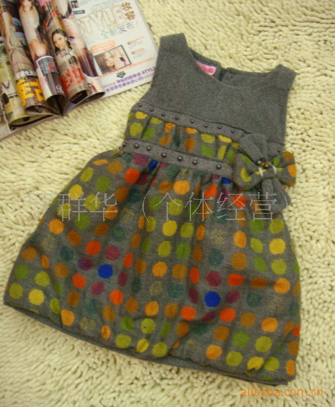 2010冬季必备女<em>小童</em>裙两件套毛毛外套+连衣裙