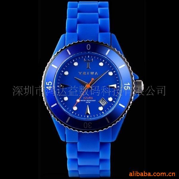 【供应各种颜色各种款式果冻硅胶手表 可OEM