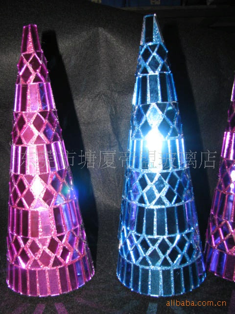 高品質聖誕樹，彩色鏡片樹，別致鏡面樹，精品鏡面樹工廠,批發,進口,代購