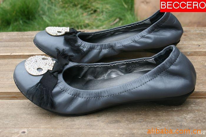 单鞋-淘宝<em>女鞋批发基地</em> 真皮平底女鞋 女式通勤