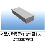 供应硬质合金A1型焊接刀头 车刀刀头YW2A116 A118 A120 A122 A125