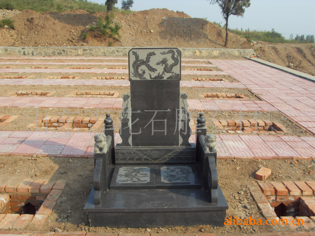 杏花石雕石材厂专业制作高中低档墓碑墓群