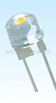 供应LED发光二极管F8草帽0.5W宽支架/铜支架20lm