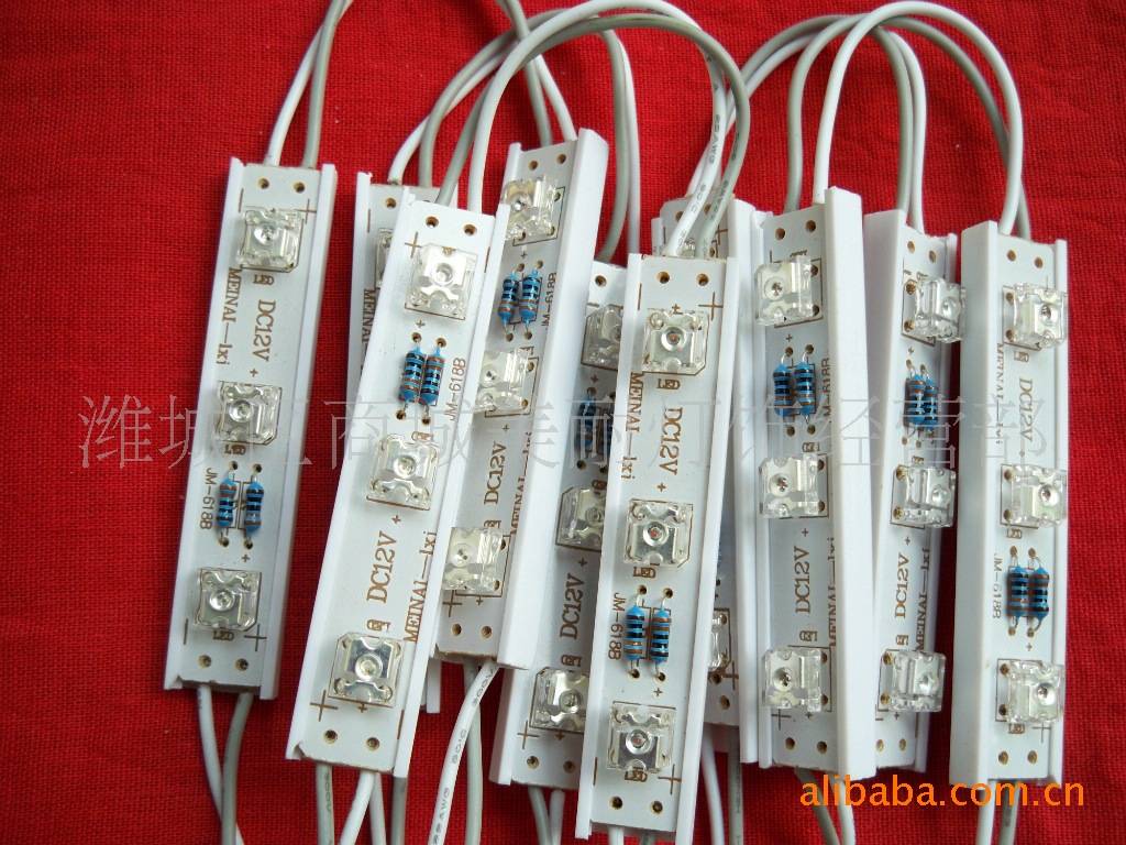 【LED食人鱼模组 三灯食人鱼F3超高亮红光山