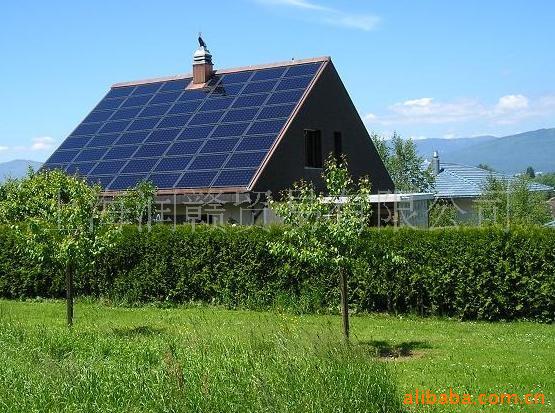硅太阳能电池组件 家用1千瓦太阳能发电系统,