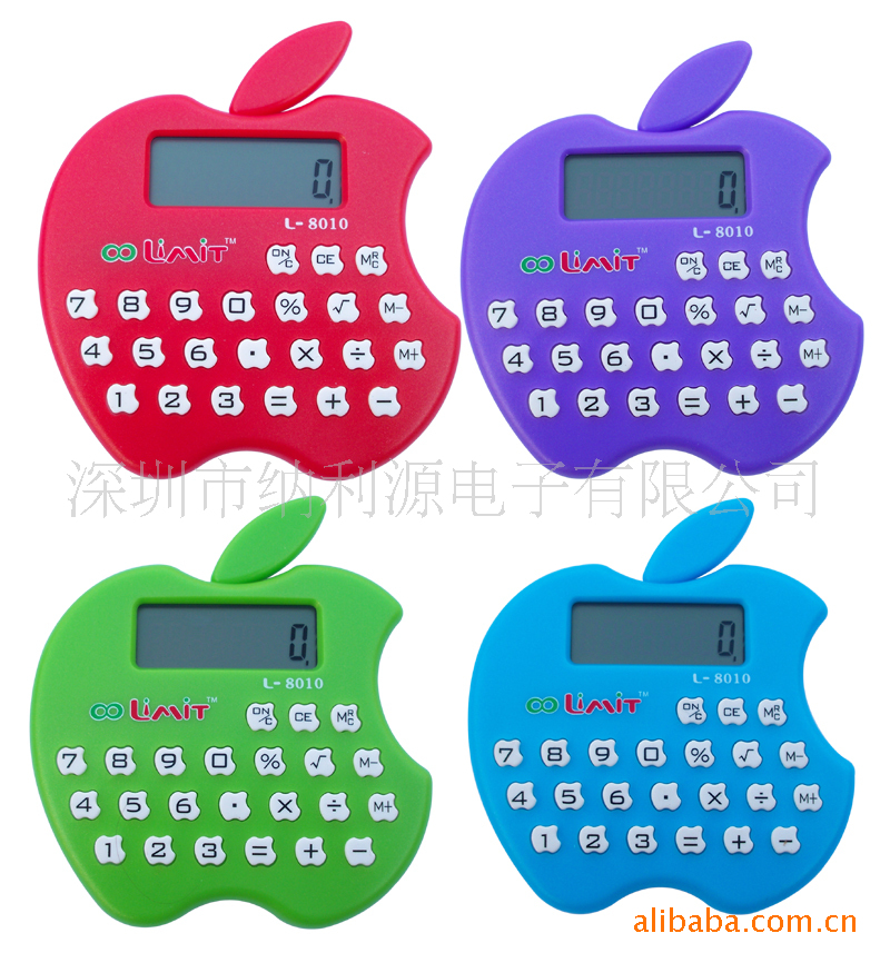 计算器-供应礼品计算器 苹果计算器 8位迷你计