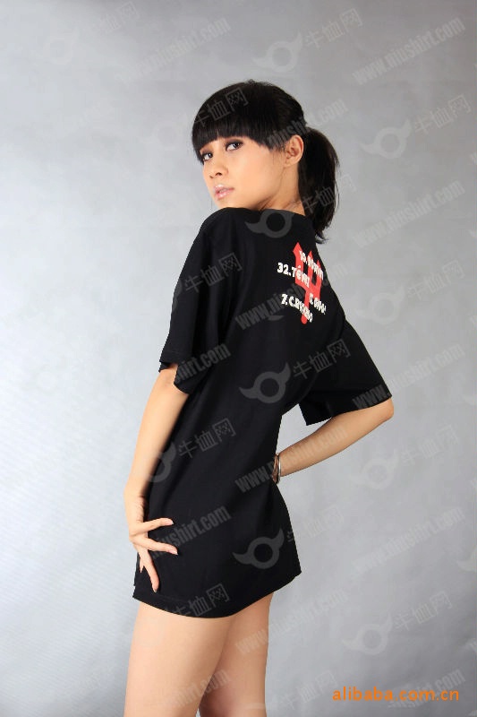 Q版足球队图案T恤,男士T恤订做,一件代发招代