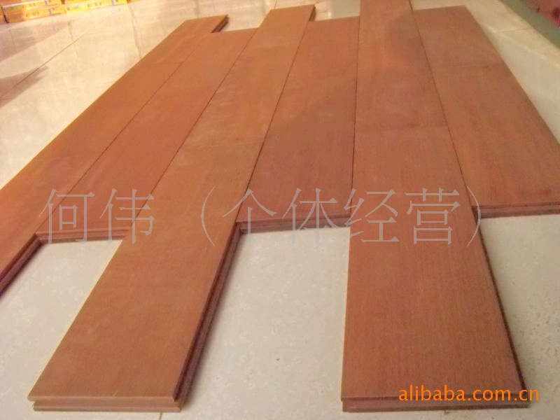 超低98元批发玫瑰红红檀实木地板 木地板价格