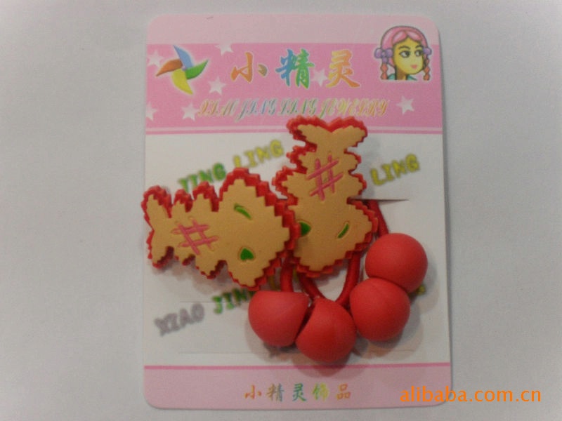 【可爱粉色小精灵儿童<em>头发</em>扎<em>辫子</em>皮筋饰品】价