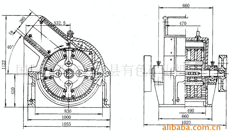 破碎机-供应锤式破碎机\/600*400锤式破碎机-破