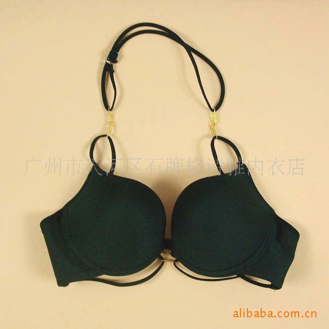 供批发 扣<em>挂</em>脖肩带前扣 性感<em>金属文胸</em>套装 21.