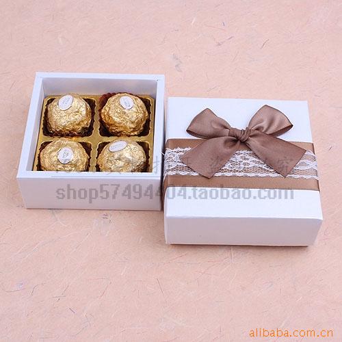 纸盒-4粒装巧克力盒(德芙巧克力包装盒、精品