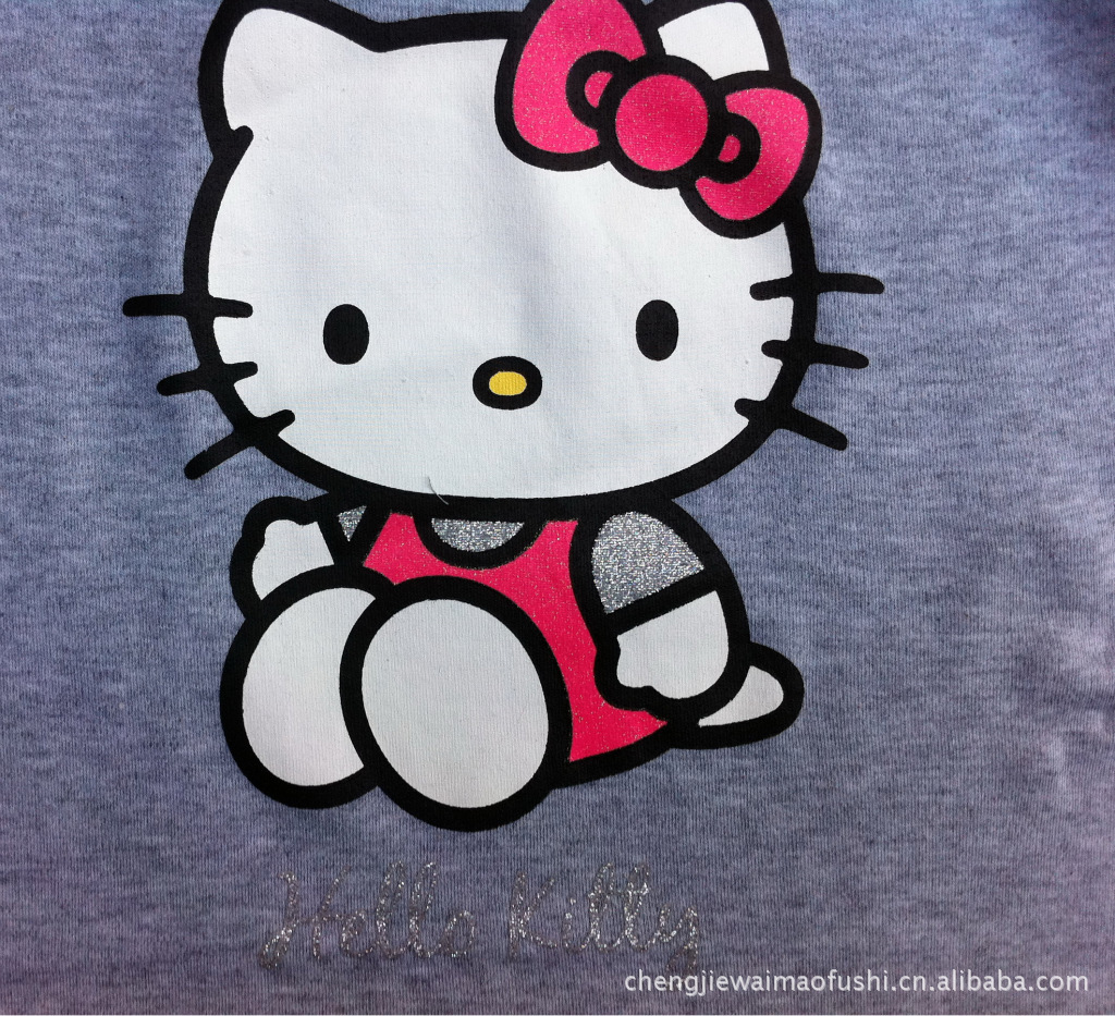 外贸品牌童装<em>女童</em>HELLOKITTY儿童<em>全棉连衣裙</em>