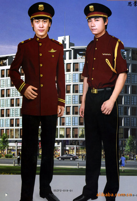 批发采购制服、工作服-供应精做保安服服装\肩