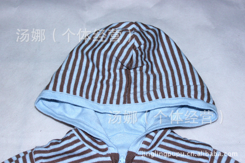 外贸原单女童条纹<em>拉链开衫</em> 毛衣外套 <em>线衣</em>线衫